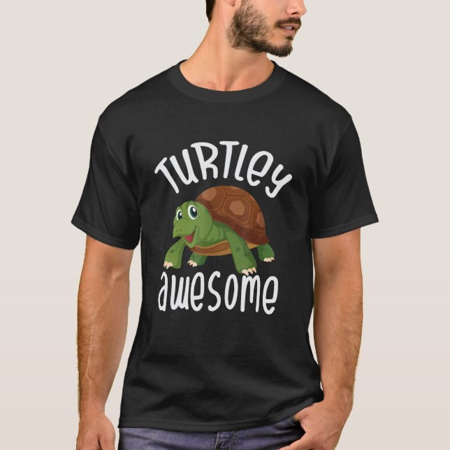 Turtley Fantastisk Ocean Sea Turtle T Shirt (Framsida)
