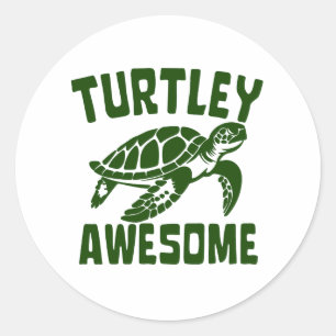 TURTLEY FANTASTISK RUNT KLISTERMÄRKE