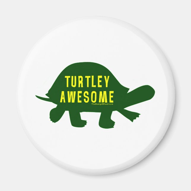 Turtley Totally Fantastisk Magnet (Framsidan)