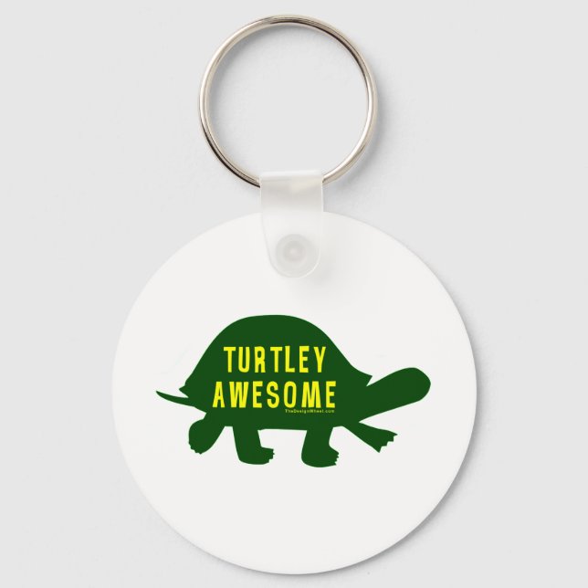 Turtley Totally Fantastisk Nyckelring (Framsida)