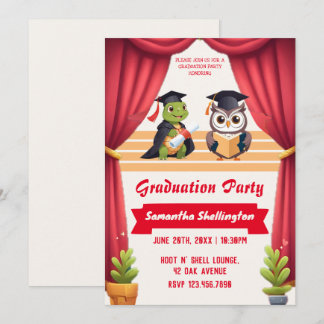 "Turtley Wise: En examen uggl-extravaganza!" Inbjudningar