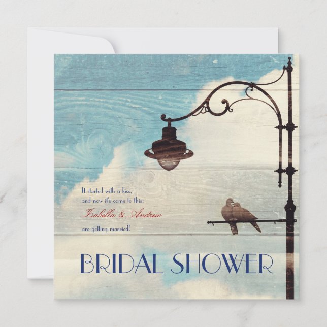 Turturduvor - FRÄMST OCH EVER Inbjudningar (Framsida)