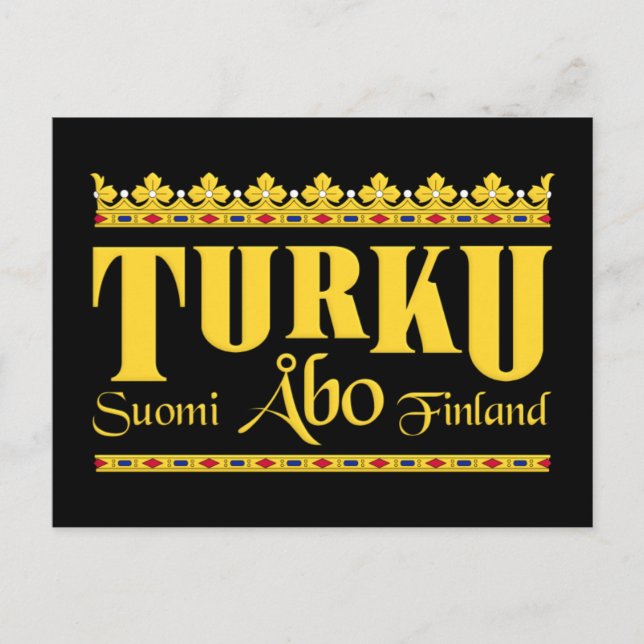 Turu Finlands vykort (Framsida)