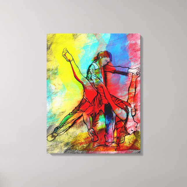 Tus Labios de Rubi - Ditt Ruby Läppar Tango Canvastryck (Framsida)