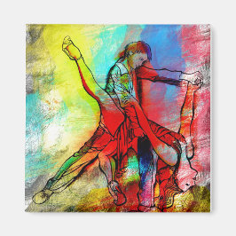 Tus Labios de Rubi - Utskrift av Ruby Läppar Magnet