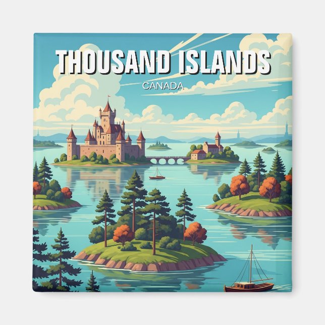 Tusand Islands Ontario Kanada Magnet (Framsidan)