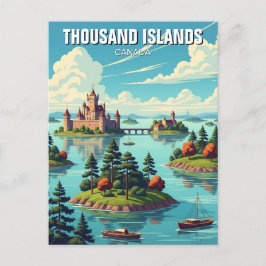 Tusand Islands Ontario Kanada Vykort