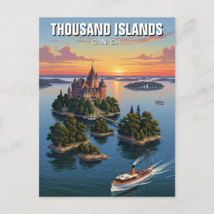 Tusand Islands Ontario Kanada Vykort