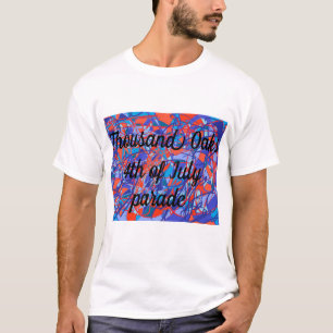 Tusand Oaks 4:e juli parad San Jose-abstrakten T Shirt