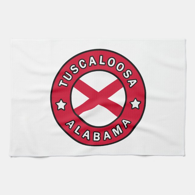 Tuscaloosa Alabama Kökshandduk (Horisontell)