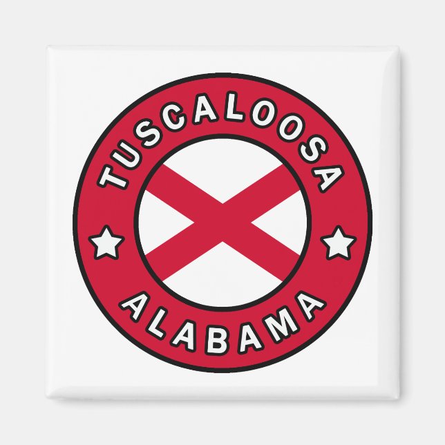 Tuscaloosa Alabama Magnet (Framsidan)
