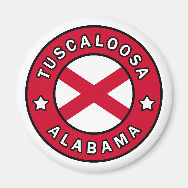 Tuscaloosa Alabama Magnet (Framsidan)