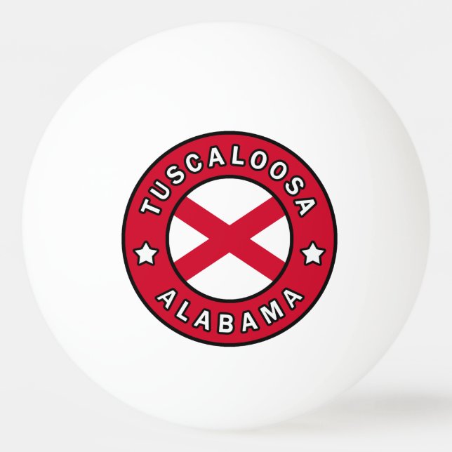 Tuscaloosa Alabama Pingisboll (Framsidan)