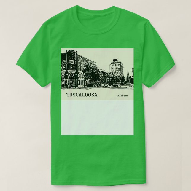Tuscaloosa Alabama TShirt 2 T Shirt (Design framsida)