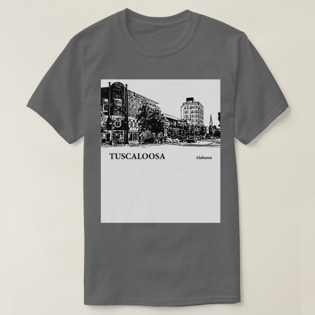 Tuscaloosa Alabama TShirt 3 T Shirt (Design framsida)
