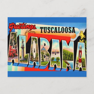 Tuscaloosa Alabama Vintage vykort
