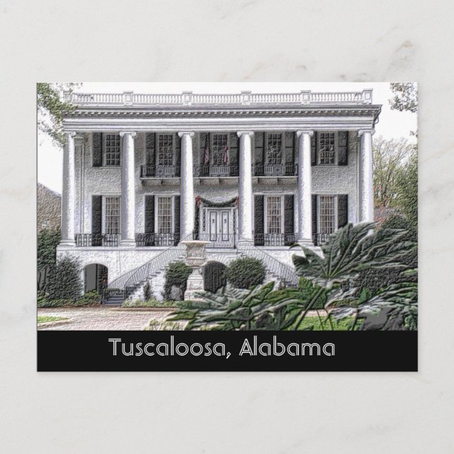 Tuscaloosa Alabama - vykort (Framsida)