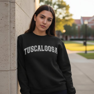 TUSCALOOSA Universitet-Style Amerika College Lång Ärmad Tröja