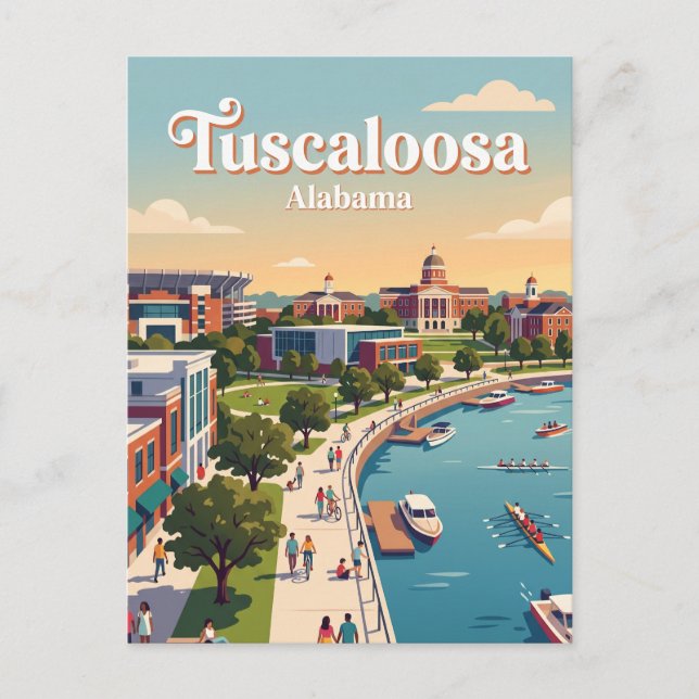 Tuscaloosa USA Vykort (Framsida)