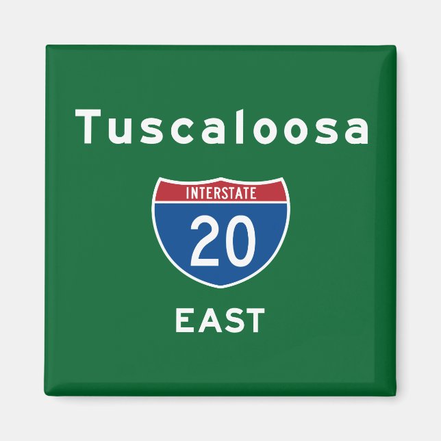 Tuscalosa 20 magnet (Framsidan)