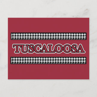 Tuscalosa, AL Houndstooth - vykort