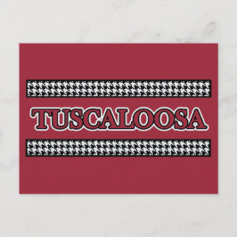 Tuscalosa, AL Houndstooth - vykort