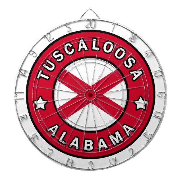 Tuscalosa Alabama Darttavla (Framsidan)