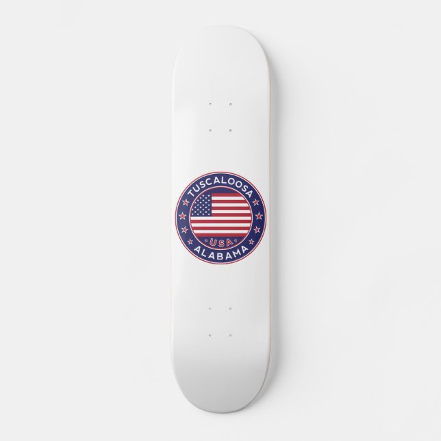 Tuscalosa, Alabama Mini Skateboard Bräda 18,5 Cm (Framsida)