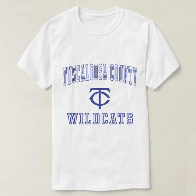 Tuscalosa County High School Wildcat T Shirt (Design framsida)