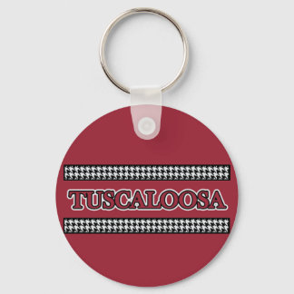 Tuscalosa Houndstooth Keychain Nyckelring