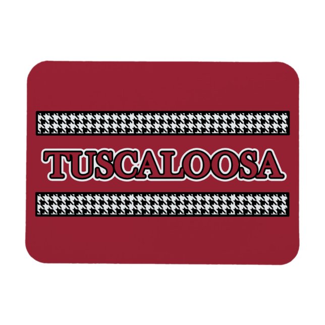 Tuscalosa Houndstooth - Magnet (Horisontell)