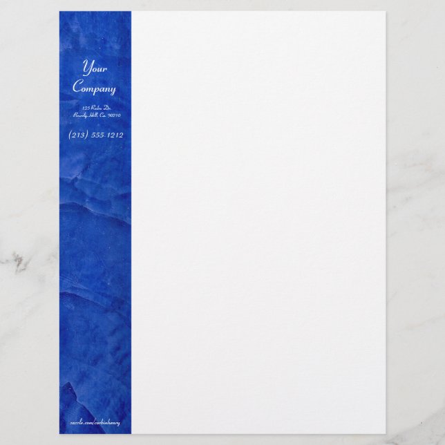 Tuscan Blue brevpapper (Framsida)