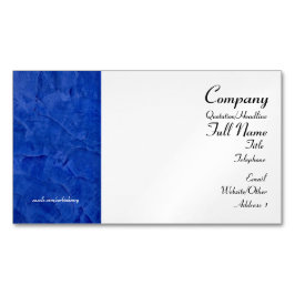 Tuscan Blue Magnetic Affärskorts Magnetiska Visitkort