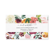 Tuscan Botanical Blommigt Blooms Bröllop webbplats