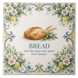 Tuscan Bread Kitchen Välsignelse Medelhavet Kakelplatta