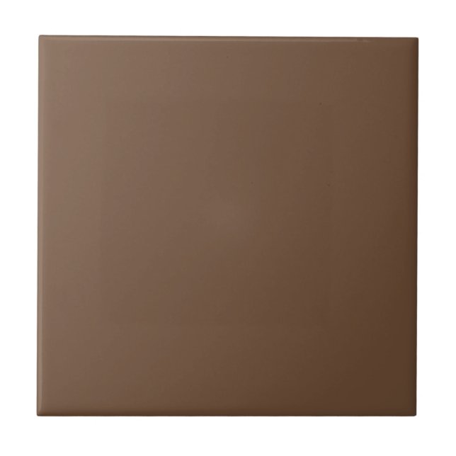 Tuscan Brown Solid Färg Tile Kakelplatta (Framsidan)