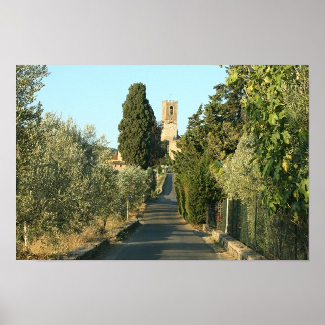 Tuscan Castle Poster (Framsidan)