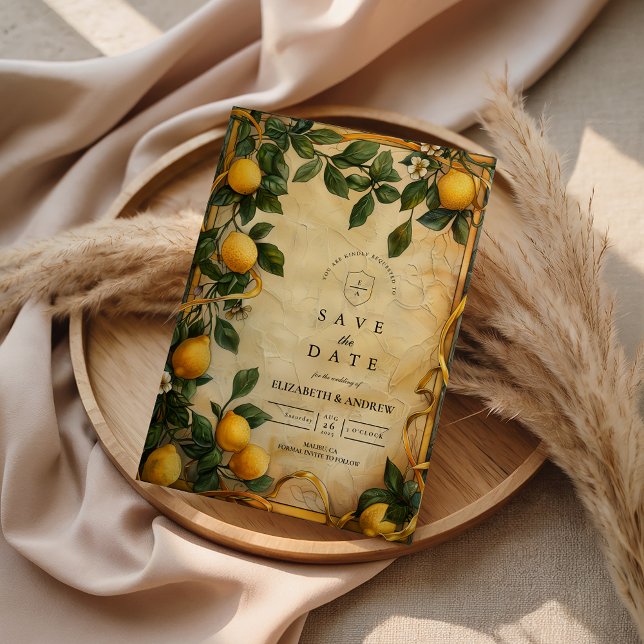 Tuscan Citrus Floral Wedding Spara Datumet (Skapare uppladdad)