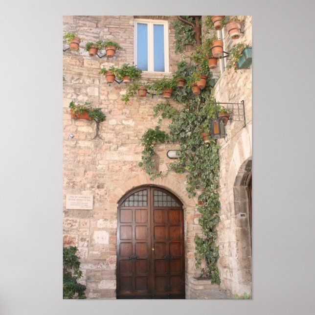 Tuscan Door Poster (Framsidan)