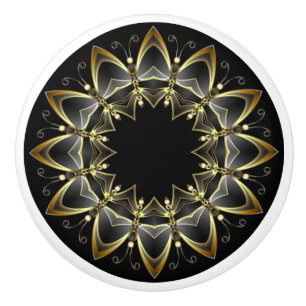 Tuscan Färg Guld/Black Kitchen Cabinet Knopp