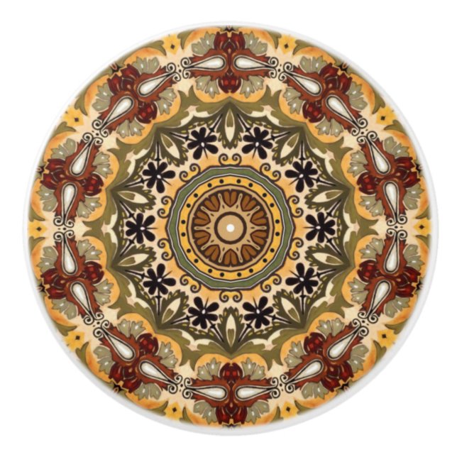 Tuscan Färg ~ Kökskåp, knopp & Pulls ~ (Framsidan)