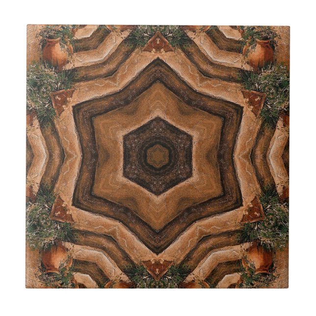 Tuscan Garden Backsplash Tile ~ Kakelplatta (Framsidan)