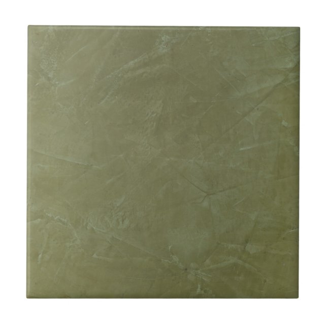 Tuscan Grön Falsk Finish Kakelplatta (Framsidan)
