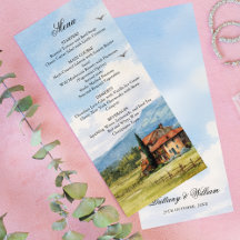 Tuscan landsbygd natur landskapsbröllop