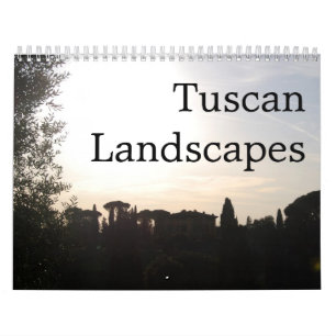 Tuscan landskap kalender