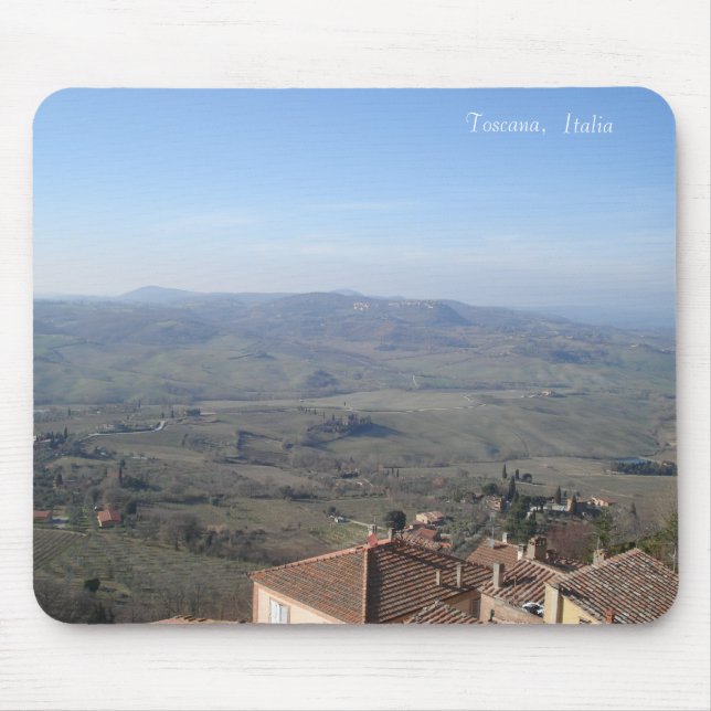 Tuscan landskap Mousepad Musmatta (Framsidan)