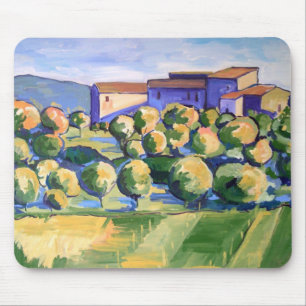 Tuscan landskap musen vadderar musmatta
