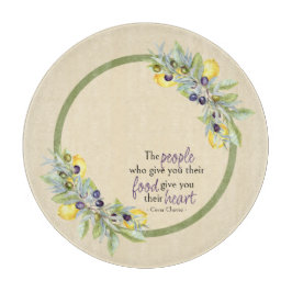 Tuscan Lemons Olife Round Kitchen