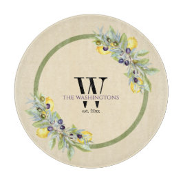 Tuscan Lemons Olife Round Kitchen