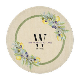 Tuscan Lemons Olife Round Kitchen